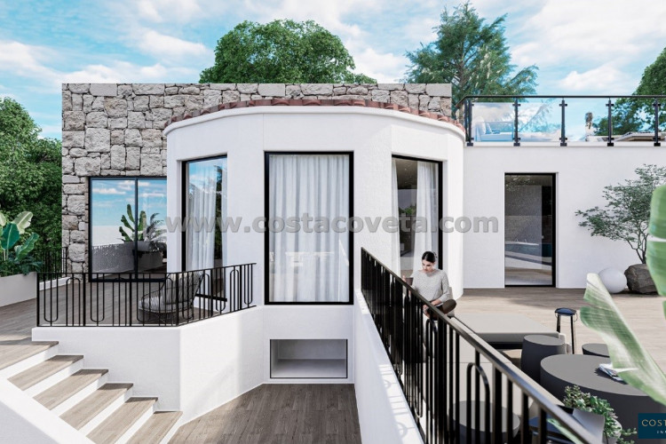 Detached villa with luxurious and modern design.