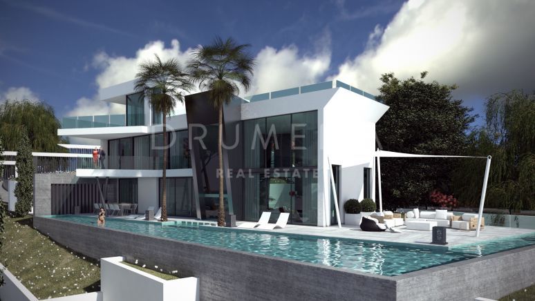 Verbazingwekkende nieuwe luxe villa in eigentijdse stijl, Los Flamingos, Benahavis