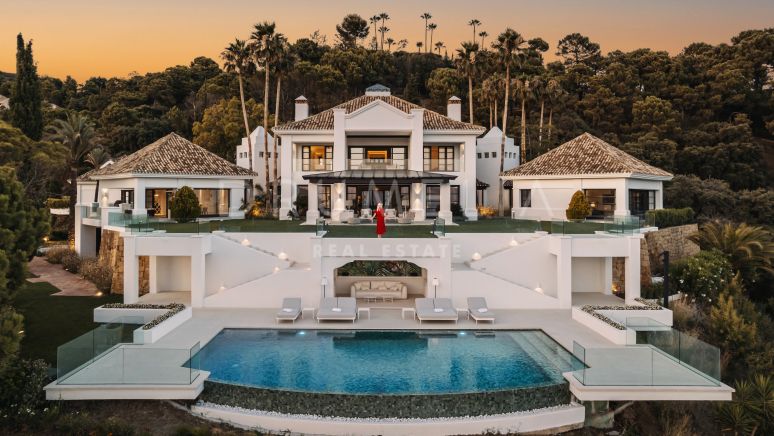 Casa Magda - Sophisticated new modern mansion with panoramic views and luxurious amenities, La Zagaleta, Benahavis