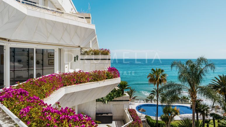 Mare Nostrum 5 - Lyxig strandnära lägenhet med havsutsikt i emblematiska Mare Nostrum, Marbella centrum