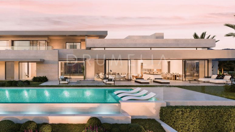 Brand-new unique contemporary-style designer villa in Sierra Blanca, Marbella’s Golden Mile