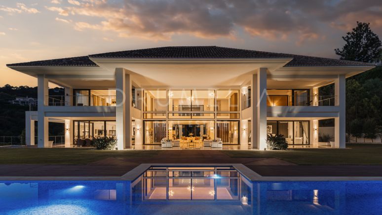 Villa Shiro - Verkligen hisnande modernt hus av hög kvalitet i La Zagaleta, Benahavis, till salu