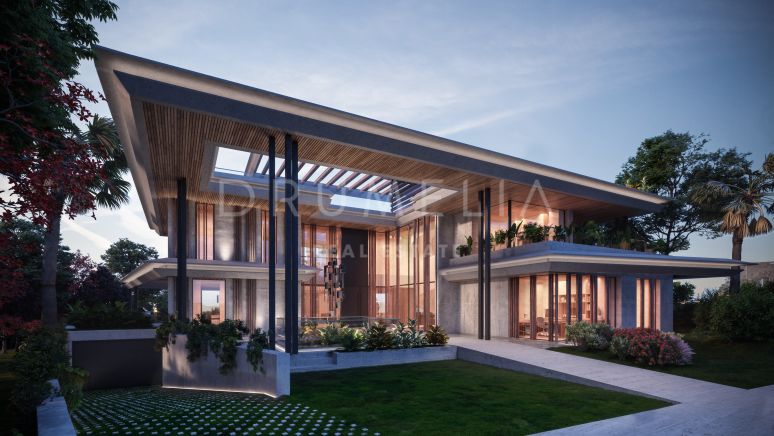 Excepcional proyecto de villa de alta gama en la codiciada zona de Nagüeles, en la Milla de Oro de Marbella