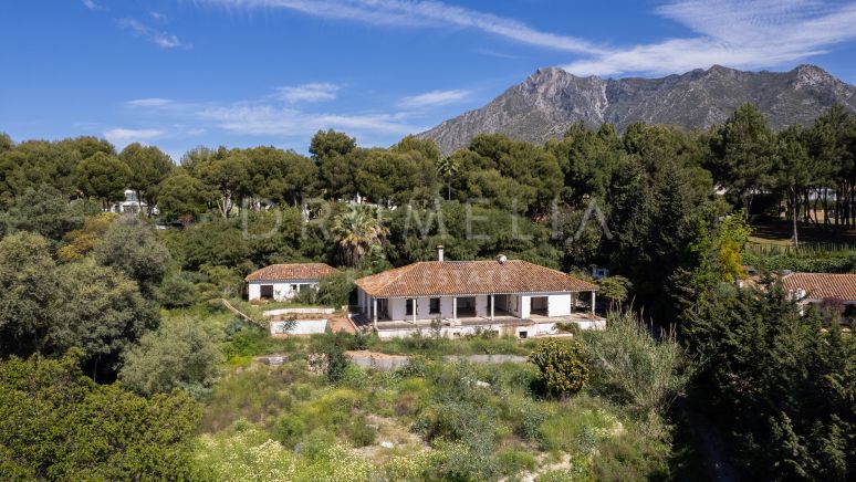 Plot with villa to be refurbished in the prestigious enclave of Marbella's Golden Mile