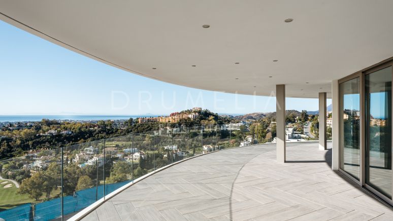 The View Soul - Brandneues spektakuläres modernes Luxus-Apartment mit atemberaubendem Panoramablick auf das Meer in Benahavís