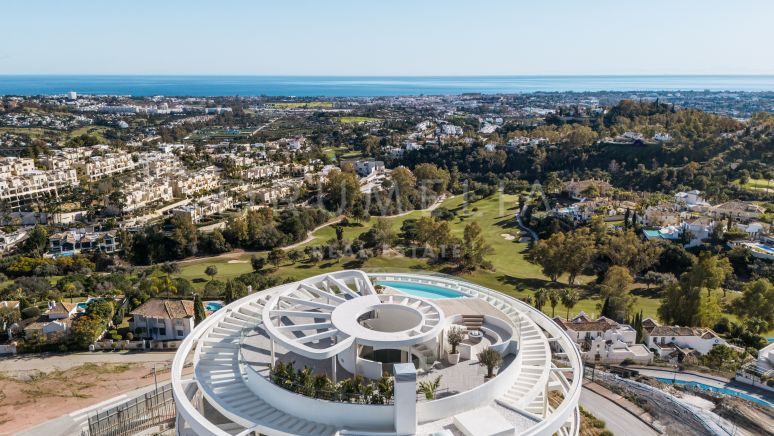 The View Zenith - Brandneues modernes luxuriöses Penthouse mit unvergesslichem Panoramablick auf das Meer in Benahavís