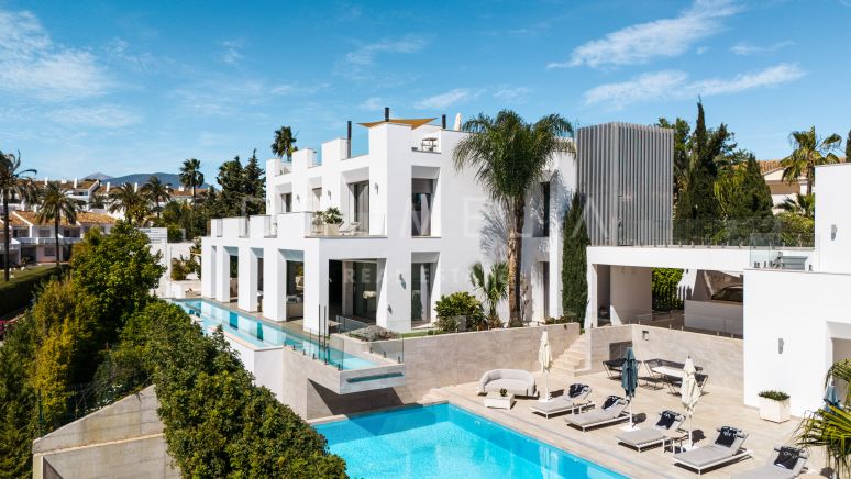 La Pera - Magnifik unik unik modern chic lyxig villa, Nueva Andalucia, Marbella, Spanien