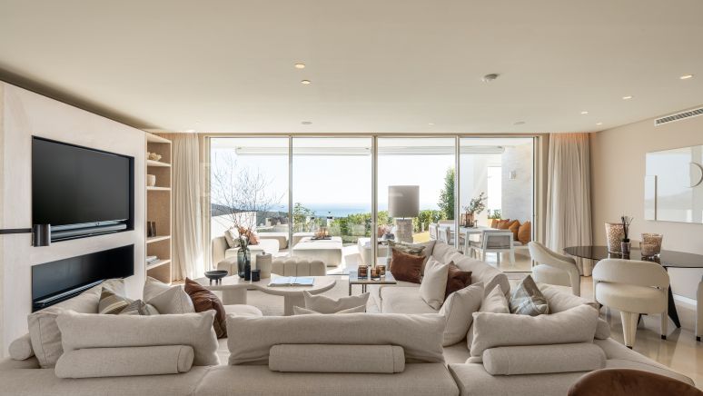 Wyjątkowy apartament z panoramicznym widokiem na morze w Palo Alto- Ojén, zaledwie kilka minut od Marbelli
