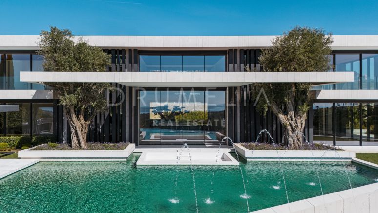 Perla Negra - Neue, einzigartige, prächtige Luxusvilla in erster Reihe zum Golfplatz, Los Flamingos, Benahavis