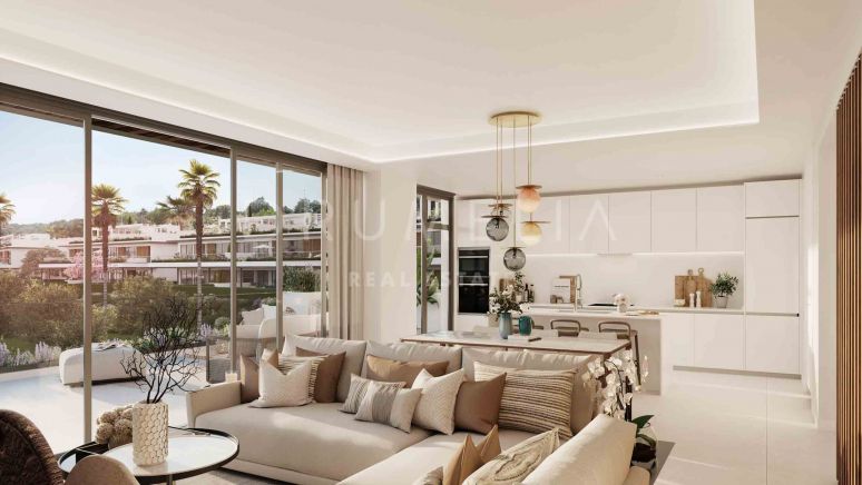 Vacker modern lägenhet i ett nytt bostadsområde i Marbella