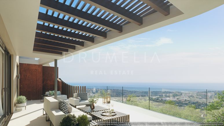 Gloednieuwe moderne luxe benedenwoning met tuin in Real de La Quinta, Benahavis