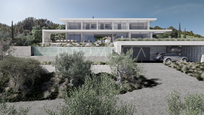 Brand-new modern luxury villa with sea and golf views, Almenara Golf, Sotogrande