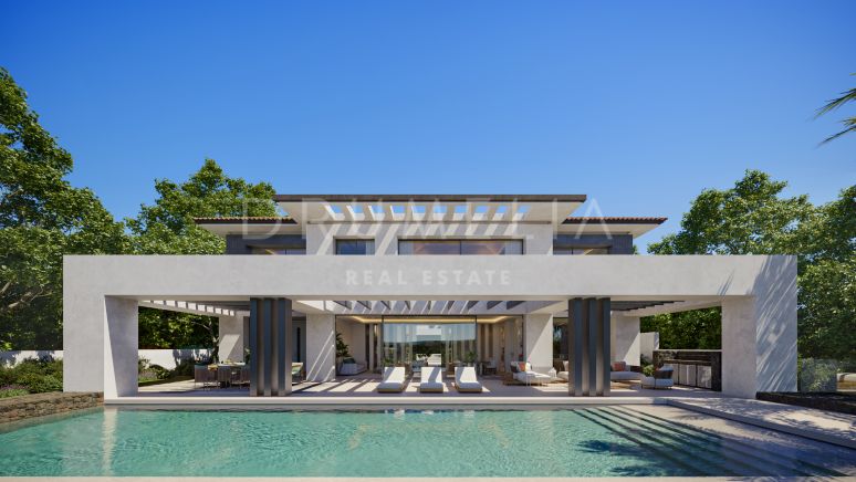 Elegant and modern off-plan luxurious villa with beautiful sea views in La Quinta, Benahavís