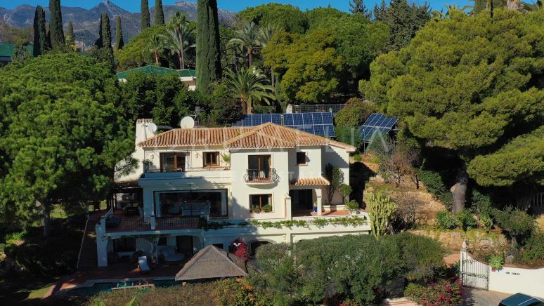 Charming luxury villa with sea views for sale in Rio Real, Marbella East