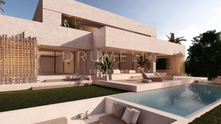 Nieuwe turnkey villa in moderne stijl in Nueva Andalucia, Marbella
