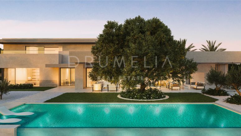 Helt ny villa i modern stil till salu i Sierra Blanca, Marbellas Golden Mile