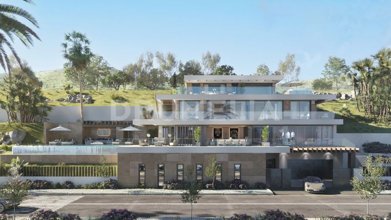 Nieuwe ongelooflijke moderne villa met panoramisch uitzicht, Real de La Quinta, Benahavis