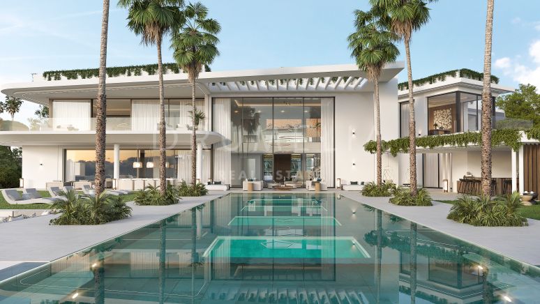Villa Enso - Gloednieuw buitengewoon modern herenhuis Villa Enso in La Zagaleta, Benahavis.