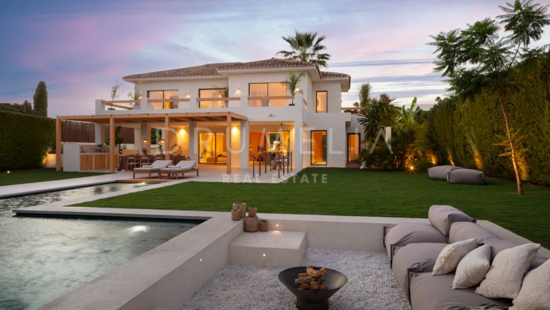 Beautiful fully renovated Japandi-style luxury villa in Nueva Andalucía, Marbella
