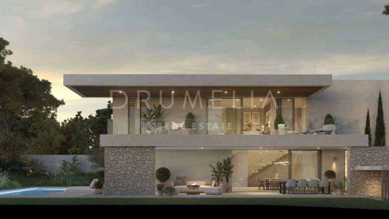 Casa contemporánea chic a estrenar en venta en Elviria Playa, Marbella Este