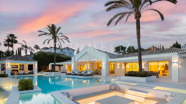 Helt nytt enastående hus med havsutsikt i La Cerquilla, Nueva Andalucía, Marbella