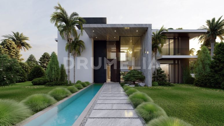 Nouvelle villa moderne haut de gamme à Altos de Puente Romano, Golden Mile, Marbella