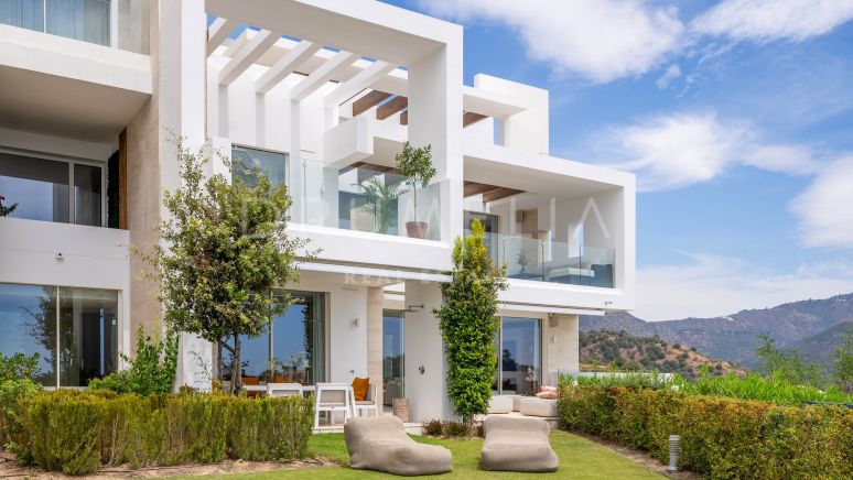 Casa Helios - Luxuriöse Erdgeschosswohnung in Palo Alto, Ojen mit Panoramablick auf das Meer nur wenige Minuten von Marbella entfernt