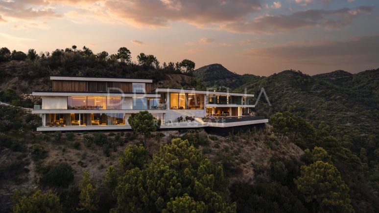 Casa Cuiabá - Nieuwe milieuvriendelijke moderne luxe villa met panoramisch uitzicht op zee in het prachtige Monte Mayor, Benahavis