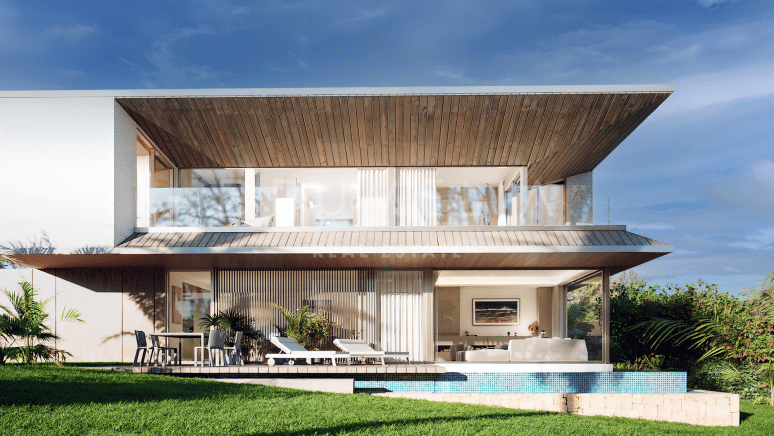 Splitter ny moderne villa til salgs i El Campanario, Estepona