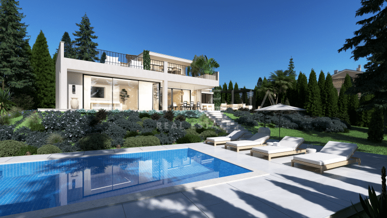 Villa de luxe récemment rénovée, élégante et moderne à Elviria, Marbella Est.