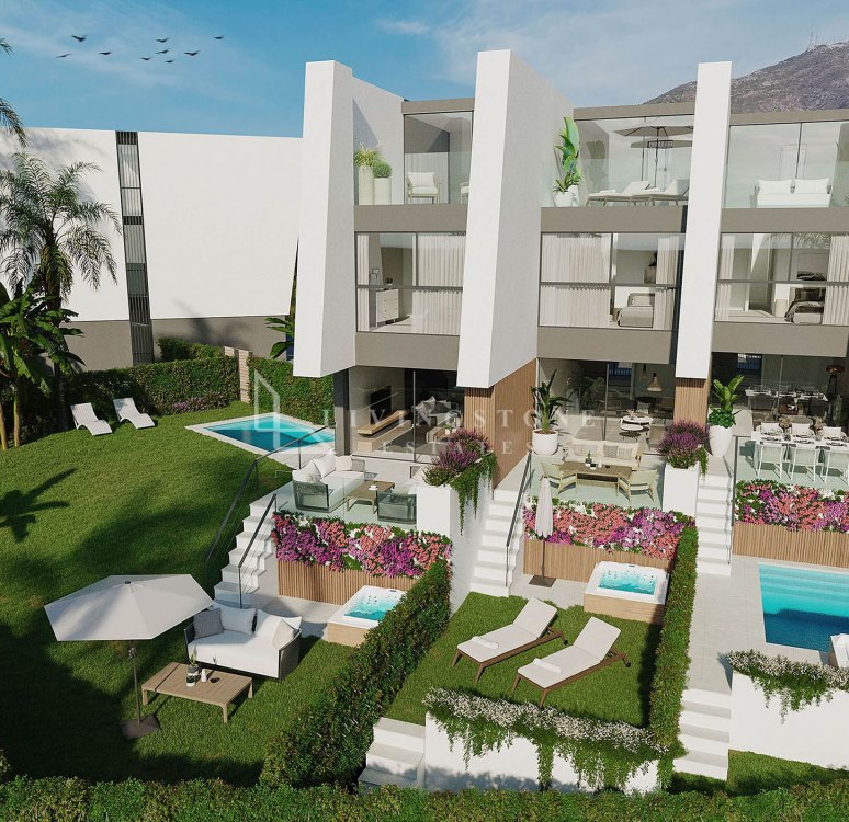 Azure Bay, elegantes casas adosadas en una posición privilegiada en Fuengirola.