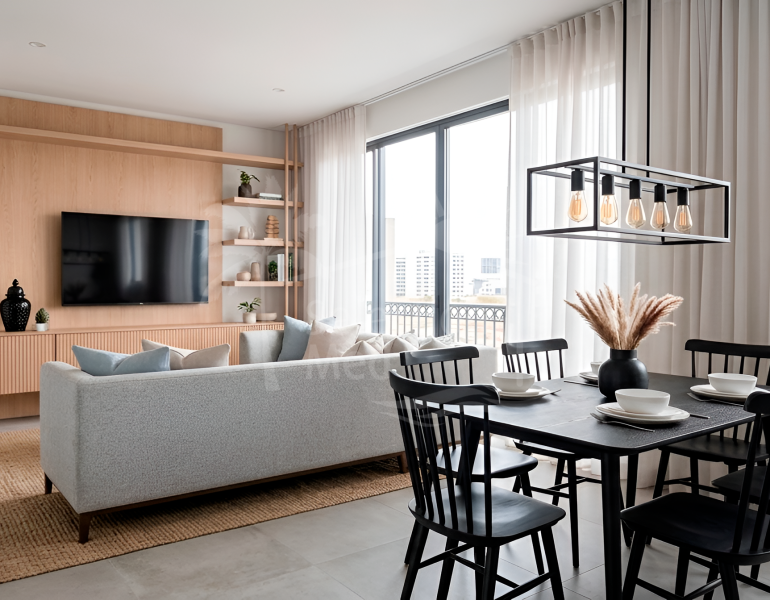 2 bedrooms · First floor · Very bright