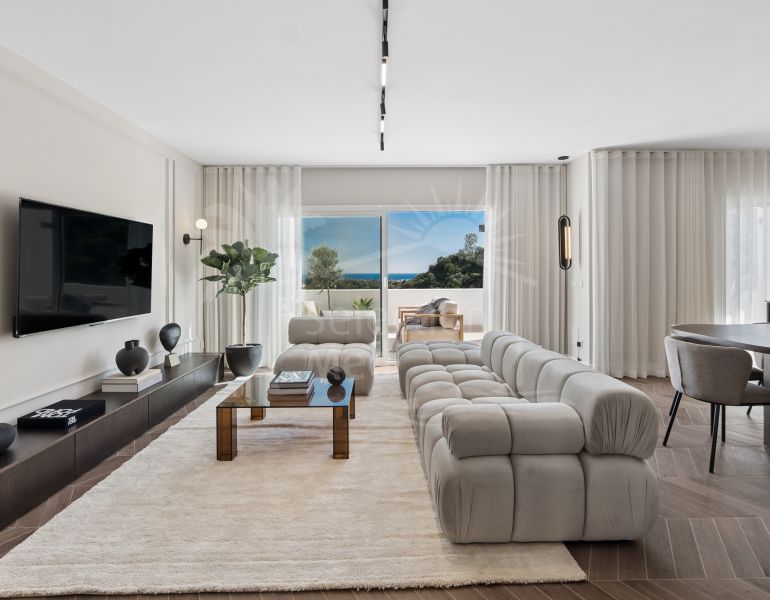 Vista Azul 4 - Un elegante y renovado Ático de 3 dormitorios con mar impresionante Vistas