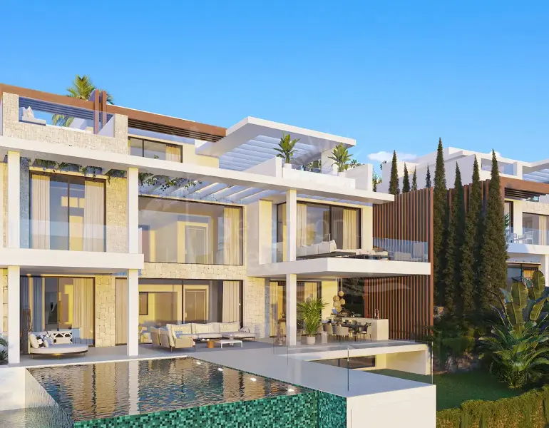 Luxury villas in a tranquil setting