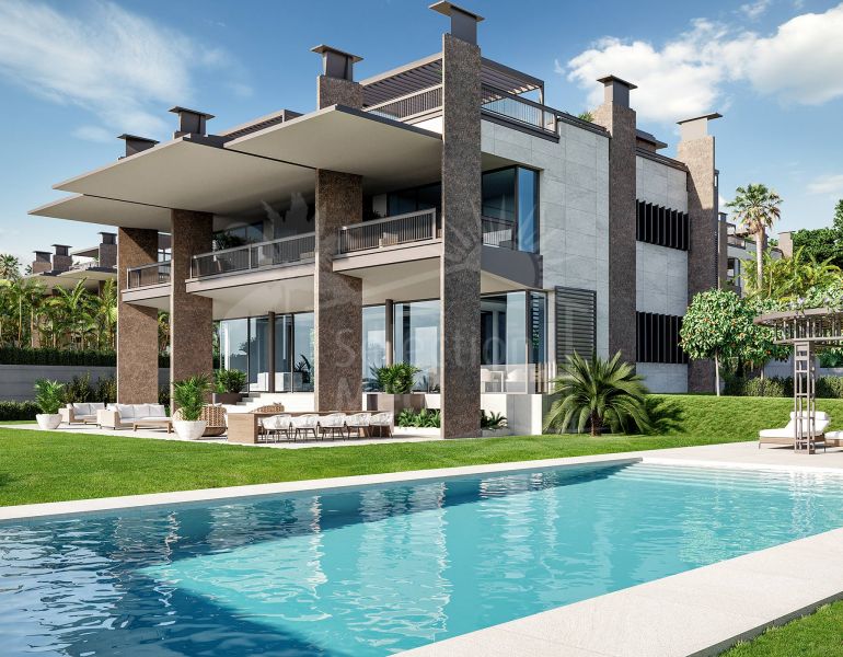 One of the most luxurious new developments being built within walking distance from the famous port of Puerto Banus in Marbella.