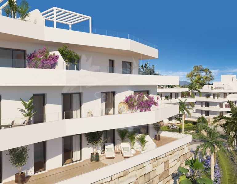 Stunning Apartments &amp;amp; Penthouses for sale in Estepona with beautiful sea views