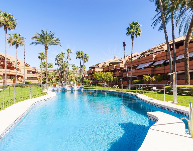 Appartement Rez-de-chaussée à louer à El Embrujo Playa, Marbella