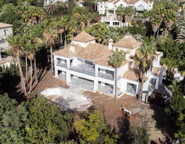 New build! Andalucian style 6-bedroom villa in Sierra Blanca, Marbella Golden Mile