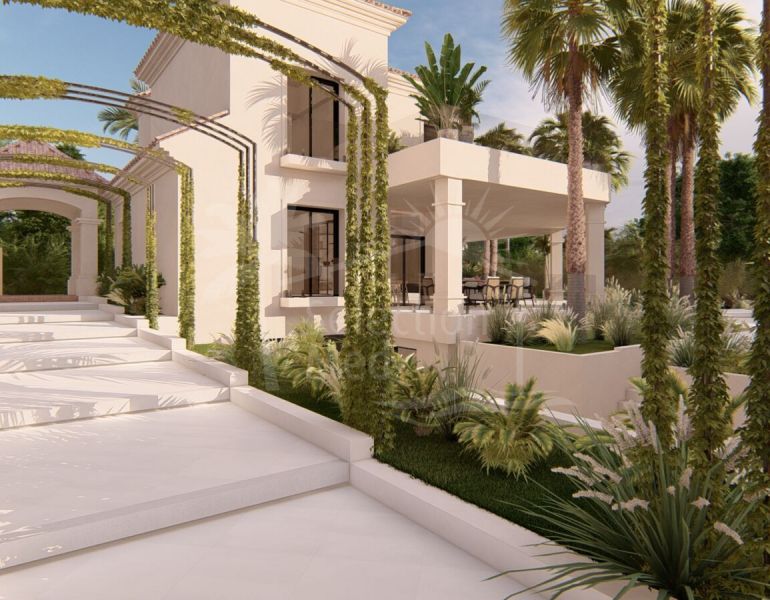 Recently renovated contemporary style 6-bedroom villa in Nueva Andalucia, Marbella
