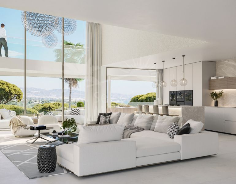 Luxueux Appartement neuf construit dans la Communauté Prestigieuse de Benahavis