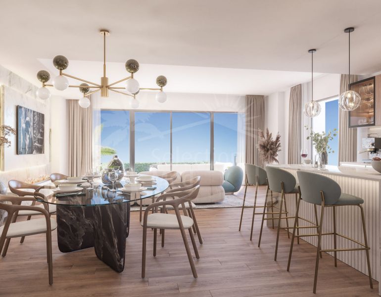 Villa de luxe nouvellement construite à Mijas Costa: un frontalier Golf et Beachside Retreat