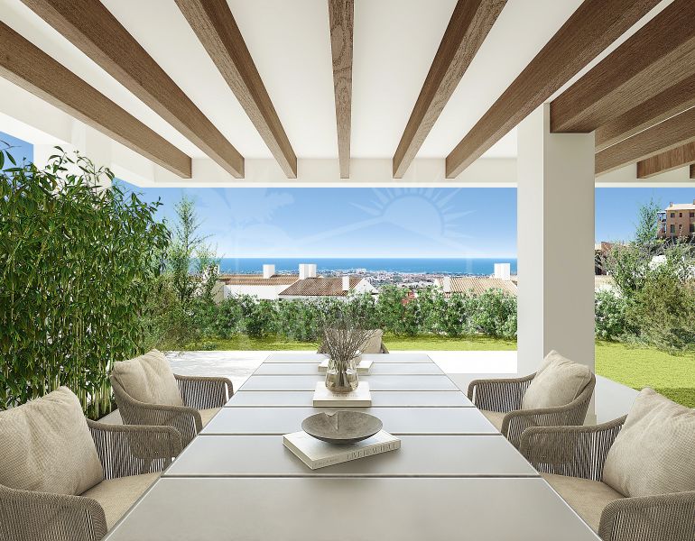 Stylish 2-Bedroom Apartment with Sea & Golf Views – Benahavís