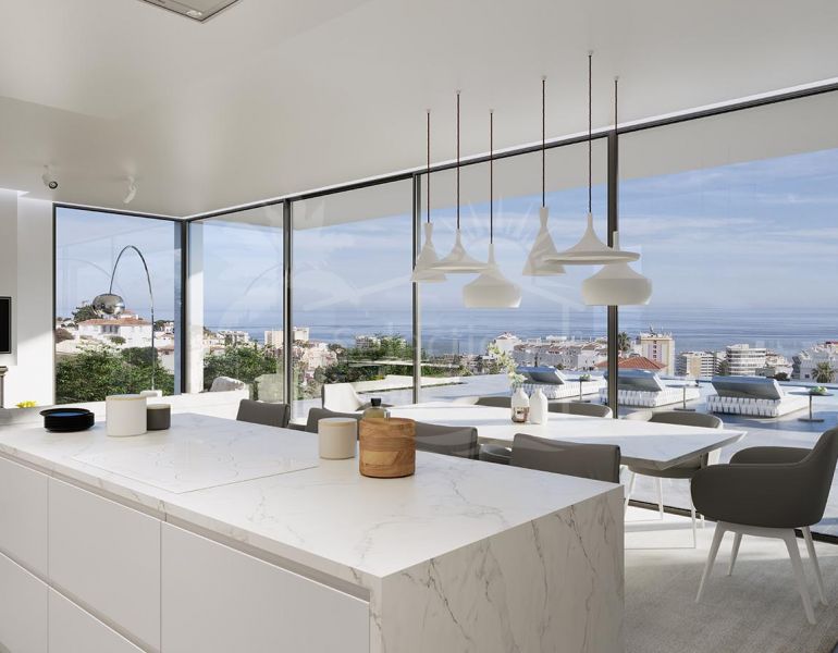Stunning modern villa, with spectacular views to the Mediterranean in Torreblanca, Fuengirola (Malaga)