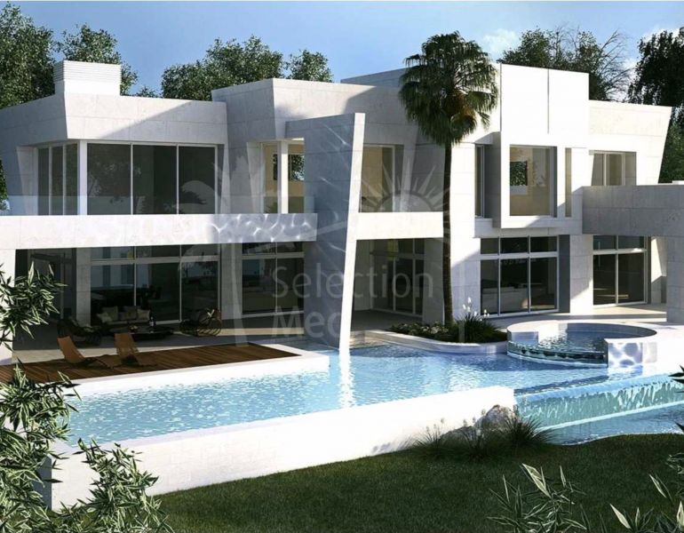 Impresionante Proyecto de Villa Moderna con Vistas Panorámicas en La Reserva Sotogrande.
