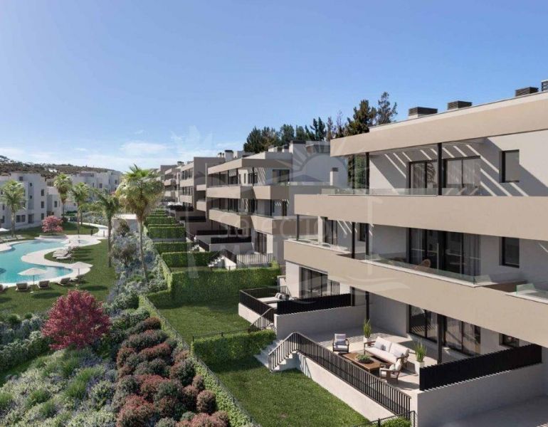 Nouveau Off-Plan Appartement de 3 Chambres rez de chaussée à Casares Golf.