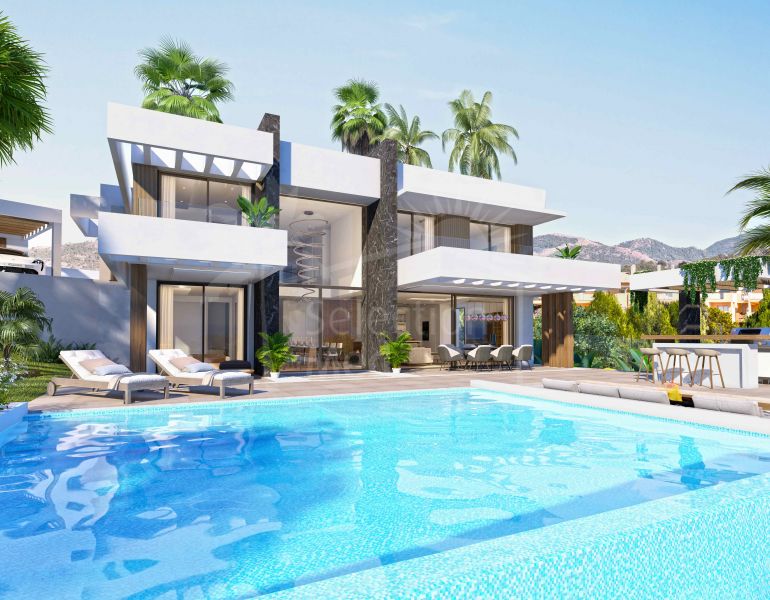 Exclusive New 4 Bedroom Luxury Villa Located within a Gated Golf Complex, close to Estepona Town.