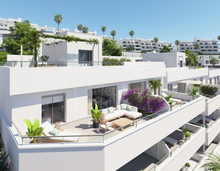 Brand New 3 Bedroom Apartment in Estepona's Golden Mile, with Huge West-Facing Terrace.