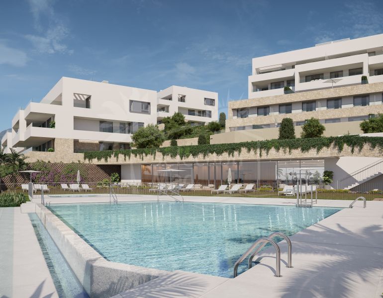 Apartamento en planta baja de 4 dormitorios con espectacular lujo Vistas Cerca de Estepona.