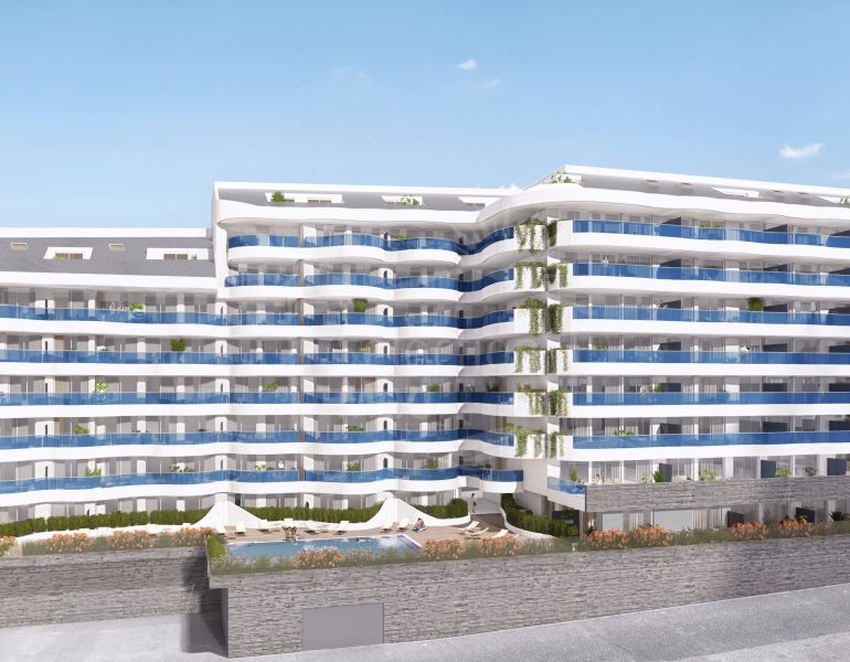 Apartamento nuevo de 3 dormitorios en el centro de Fuengirola.