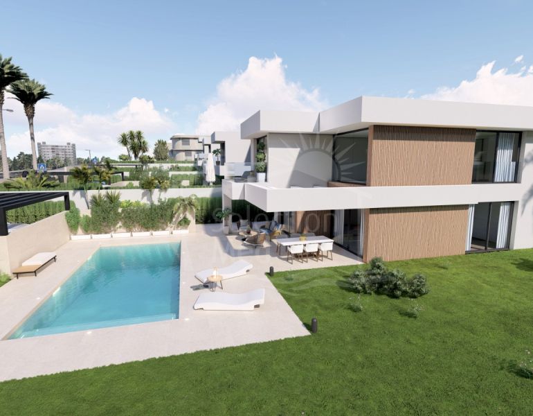 À VENDRE – Brand New Contemporary 4 Bedroom Villa, distance de marche des commodités et à seulement 150m de la plage.